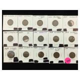 1909 Wheat pennies lot of 15 cased