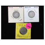 3-1912 D KEY DATES V nickles