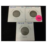 3-1912 D KEY DATES V nickles