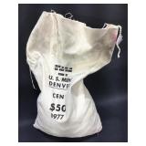 $50 Face Value Denver Mint 1977 sealed bag