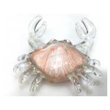 7x5 in crab figure. Global Village glass studio.