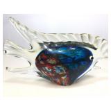 14x6 in milfiori glass fish.