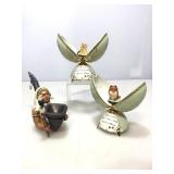 Collectible figures with COAs.