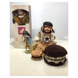 Native style Dolls with accessories.