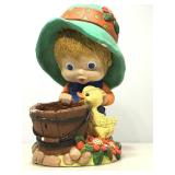 Vintage statue. 15x10 in.