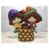 Vintage wall decor. 13x14 in. Signed.