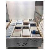 Unsorted mixed sports cards with stars & rookies