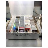 Unsorted mixed sports cards with stars & rookies