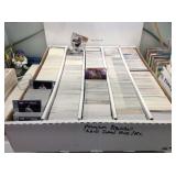 Unsorted mixed sports cards with stars & rookies