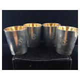 4 sterling shot cups