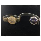 2 Waltham vintage watches one running