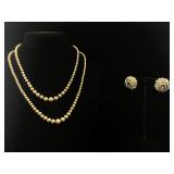 Costume jewelry with some sterling