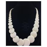 Ivory necklace. 23 in