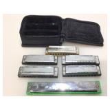 Harmonicas.