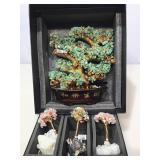 Gemstone trees. New. Damaged. For parts.