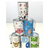 Hand sanitizer wipes in reusable novelty New.