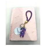New plush diary and sparkle bear key clip.