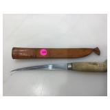 J.Marttini Fillet A Fish knife w/sheath, approx