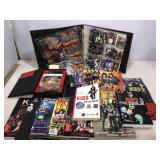 Huge assorted Kiss memorabilia. Books, cards,