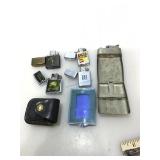Vintage lighters incl. Robson w/case, Zippo and