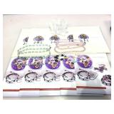 Pink and Blue Kalifano glass beads and more.