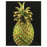 Jeweled Pineapple trinket casket NEW IN BOX