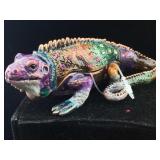 Jeweled lizard trinket casket NEW IN BOX