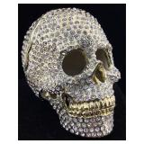 Jeweled Skull trinket casket NEW IN BOX