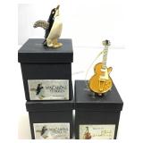 Assorted Art form trinket boxes  Penguins and