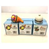 Assorted Art form trinket boxes cornucopia and