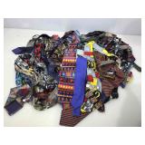 Collection of mens ties.