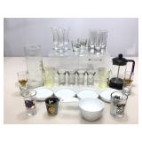 Shotglasses and more.