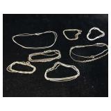 Assorted sterling chain necklaces. 18.4 g