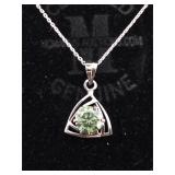 GGIL certified blue diamond pendant. 2.10 Cts,