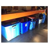 Assorted tubs and lids