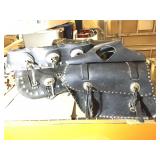 Assorted Motorcycle Leather  Saddle bags