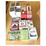 Ace and assorted playing cards and more