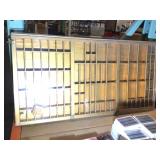 Letter press printer block drawer 32in wide