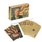 TRUMP Gold foil Playing cards NEW IN PACK
