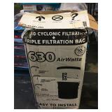 OVO 630 Air Watts Central Vacuum system, tested