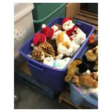 Box of assorted Beanie Babies