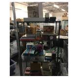 Rack of household items and more