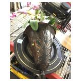 Metal Wall Sconce and platter