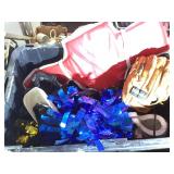 Tub of Assorted sports items
