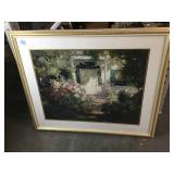 Framed print 37in wide