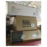 Brindle Memory Foam bed, car seat booster and