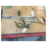 Saw with painted scene and more