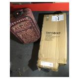 Samsonite luggage in box and more