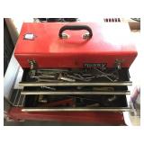 Husky Metal toolbox with contents