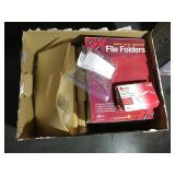 Assorted office supplies